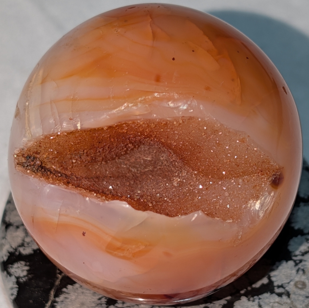 Carnilian Agate Sphere